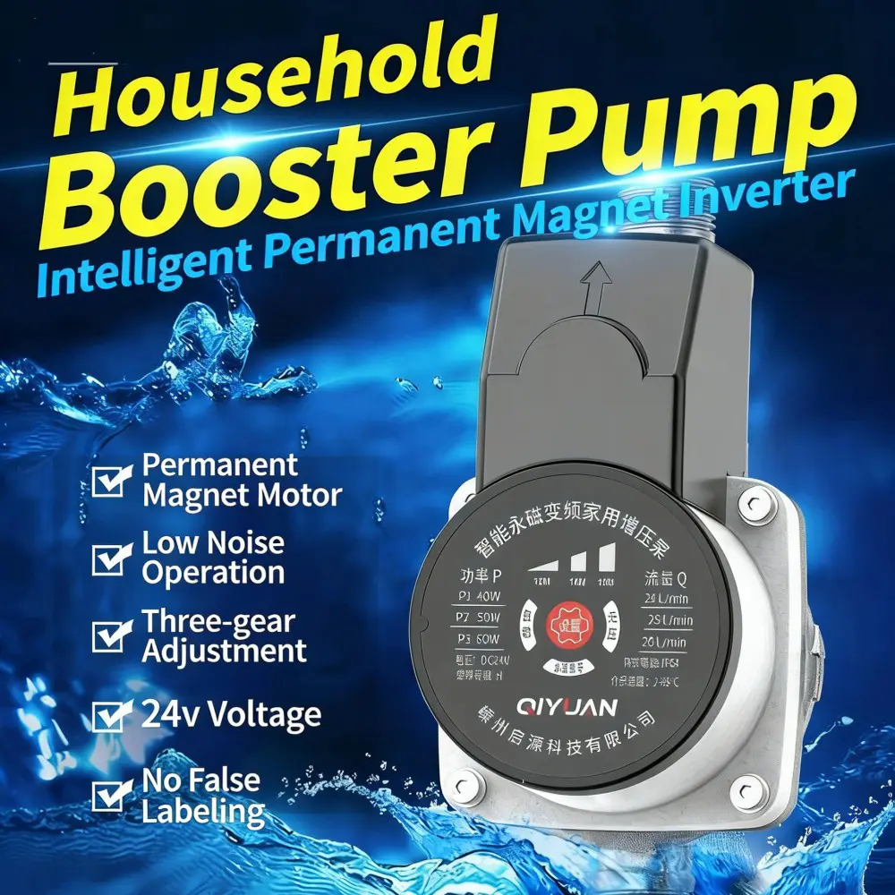 Intelligente permanente magneet variabele frequentie stille boosterpomp